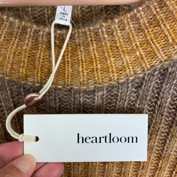 HEARTLOOM Marina Ombré Stripe Sweater Dress NWT Large - Picture 5 of 12